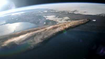 It traps heat in
the atmosphere. - One Strange Rock