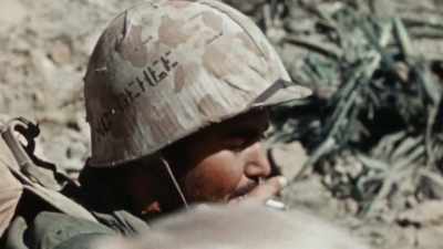 It turned out to be
36 days of pure hell. - The Pacific War in Color