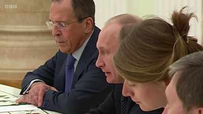 It was very clear.
He said, "Work with Lavrov. - Putin vs the West