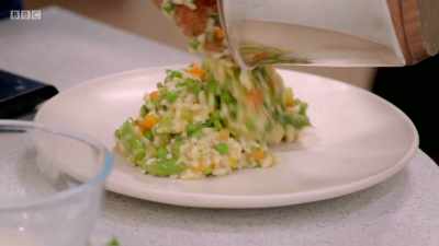 It wants to be contained on the
plate, with no liquid running round. - Britain's Best Home Cook