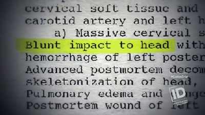 IT WAS A VERY VIOLENT,
TRAUMATIC DEATH. - The Lake Erie Murders
