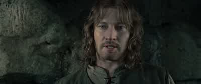 It was cloven in two. - The Lord of the Rings: The Two Towers