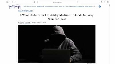 It was--it was very - The Ashley Madison Affair