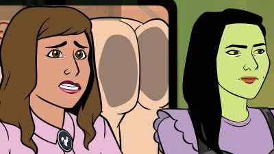 It was... Pbht! [ Babbles ] - Birdgirl