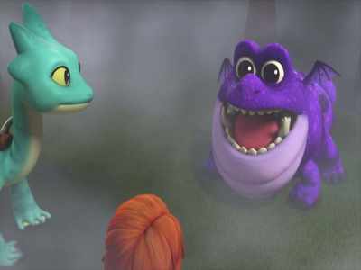 It wasn't a wolf, this had scary red eyes! - Dragons: Rescue Riders