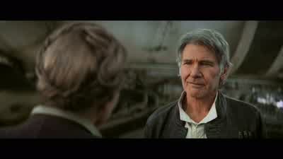 It wasn't all bad was itHuhSome of it was goodPretty good HAN CHUCKLESSome things never changeTrueYou still drive me crazy - Star Wars: Episode VII   The Force Awakens