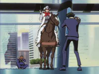 It wasn't difficult after
I studied your crime patterns, - Cowboy Bebop