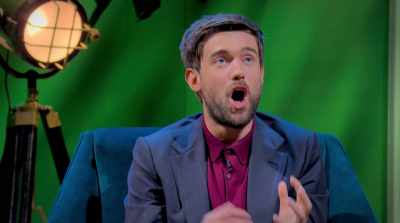 - It wasn't toothpaste.
-No, that is not-- - Jack Whitehall: Christmas with my Father
