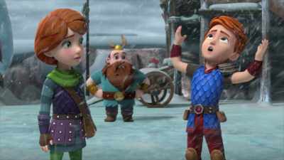 -It went on all night.
-[wind blowing] - Dragons: Rescue Riders: Huttsgalor Holiday
