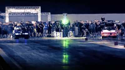 It went out about 60 ft.
And just turned to the right. - Street Outlaws No Prep Kings Team Attack