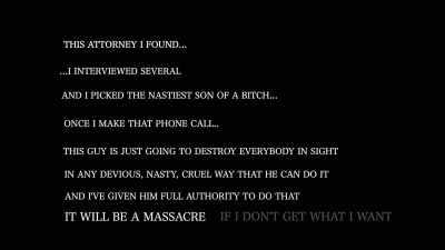 It will be a- a massacre if I don't get what I want. - Square One: Michael Jackson