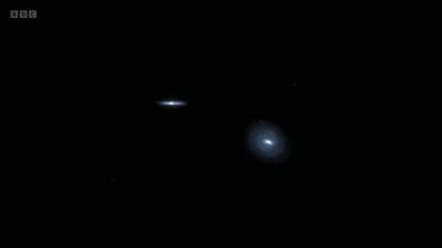 It will take about
four billion years, - Secrets of Size: Atoms to Supergalaxies