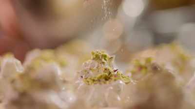 It won't lose its sparkle
in the oven, not one bit. - Nigella: At My Table