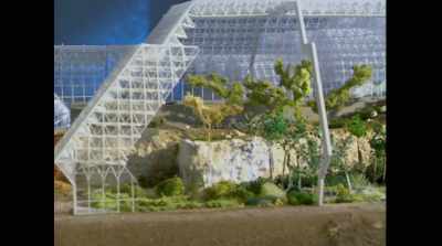 It would be populated by
hundreds - Spaceship Earth