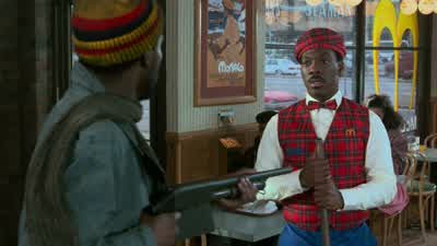It would be wise for you to put the weapon down. - Coming to America