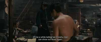 It'll be a while before we Choshu men
can show our faces again. - Rurouni Kenshin: The Beginning