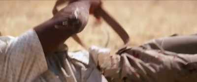 -It'll stop the bleeding!
-[panting] - Downrange
