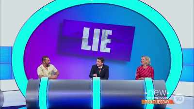 It's 100% a lie.
(CHIMING) - Would I Lie to You?