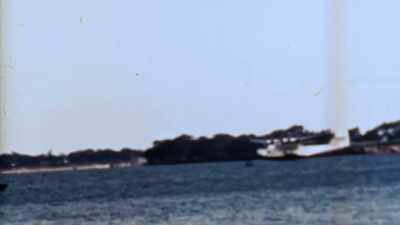 It's another 11 hours
over the open sea -- to Guam. - The Pacific War in Color