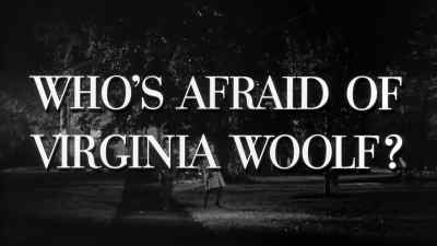 - It's 2 o'clock in the morning.
- Oh, George! - Who's Afraid of Virginia Woolf?