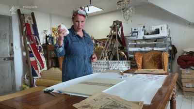 It's 50% PVA, and 50% water. - Escape to the Chateau: Make Do & Mend
