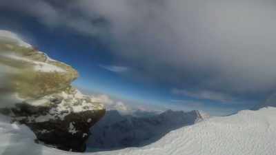 It's a bit windy up there - Kilian Jornet, Path to Everest