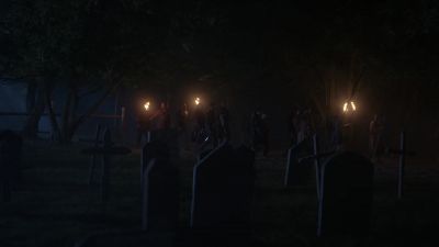 It's a Christian graveyard. - The Last Kingdom