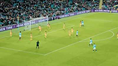 It's a clever move that ends in goal... - All or Nothing: Manchester City