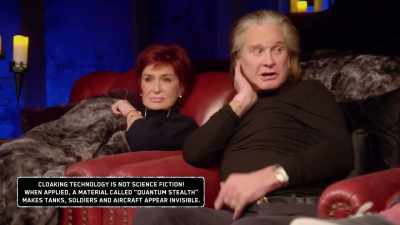 It's a cloud
masking itself as a UFO. - The Osbournes Want to Believe