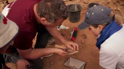 It's a coin. It's what we call
quarters or shekels. - Dead Sea Scrolls: The Doomsday Prophecy