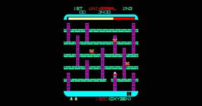 It's a cross between Space Panic, which is a platform, - The Rubber-Keyed Wonder