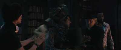 - It's a full moon. Crump has all his powers!
- Harriet, start the banishment. - Haunted Mansion