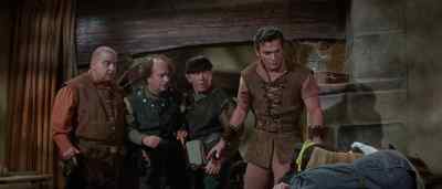 It's a girl.
What's she doin' here? - Snow White and the Three Stooges
