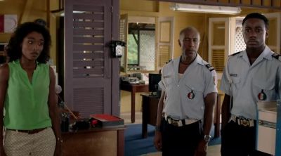 It's a goat hair! - Death in Paradise