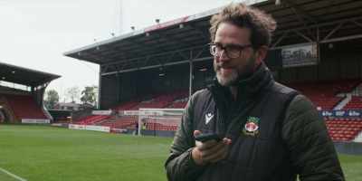 It's a great day here. - Welcome to Wrexham