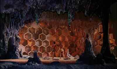 It's a honeycomb. - Mysterious Island