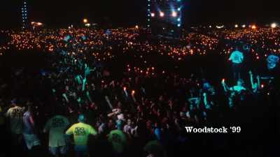 It's a horrible irony
that it was a group - Woodstock 99: Peace Love and Rage
