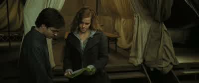 It's a letter Dumbledore wroteto Grindelwald. - Harry Potter and the Deathly Hallows: Part 1