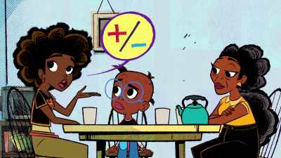 It's a liquid
that you put in your hair - Marvel's Moon Girl and Devil Dinosaur