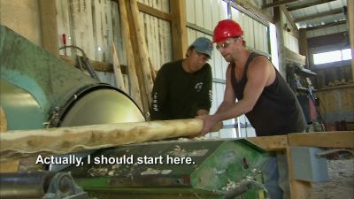 IT'S A LITTLE BIT EASIER
WHEN YOU START IT IN THE CENTER - Dirty Jobs