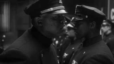 It's a man all in black, - Watchmen