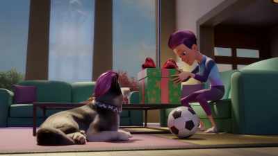 It's a mystery gift! Maybe it's a jetpack! - The Soccer Football Movie