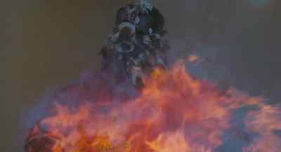 It's a new fabric.
Completely flame retardant. - The Santa Clause