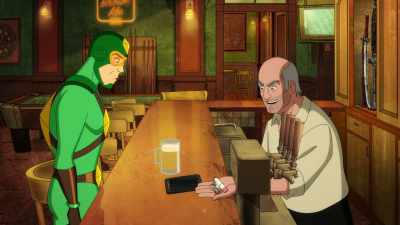 It's a nice choice.
It's discreet, - Kite Man: Hell Yeah!