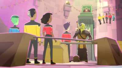 It's a party,
for this brave crew - Star Trek: Lower Decks