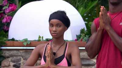 >> IT'S A PERSONAL DEVELOPMENT
YOGA ON "LOVE ISLAND." - Love Island