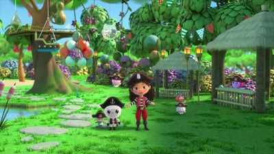 It's a pirate party! That's our treasure. - Gabby's Dollhouse