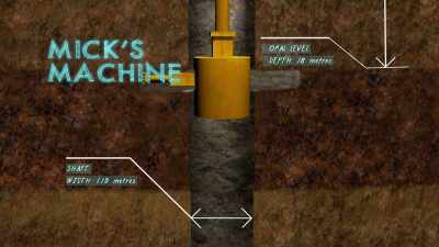 It's a powerful attachment
for their drill rig, - Outback Opal Hunters