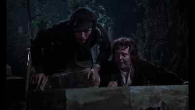 It's a priest with no head! - The Revenge of Frankenstein