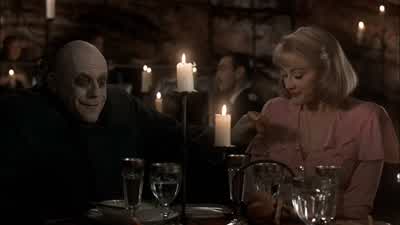 It's a quaint French custom-- sharing half-eaten bread. - Addams Family Values